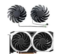 LFGOZSD For MSI for Radeon for RX6600 6600XT 6650XT 6700XT 6750XT MECH 2X Graphics Card Replacement Fan PLD10010S12HH(Left fan)