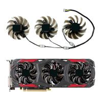 LFGOZSD For POWERCOLOR/DATALAND for Radeon RX570 480 Red Devil Graphics Card Replacement Fan