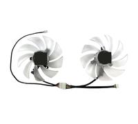 LFGOZSD For POWERCOLOR for Radeon RX6600 6600XT 6650XT for Hellhound Graphics Card Replacement Fan FD10015H12D(A pair of fans)