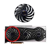 LFGOZSD For SAPPHIRE for Radeon RX6800 6800XT 6900XT for NITRO Graphics Card Replacement Fan FDC10U12D9-C(Left fan)