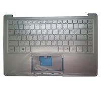 LFGOZSD Laptop PalmRest&Keyboard For PEAQ for PNB S130-CA464AT S130-CA464CT S130-CG464PT Silver C Shell With German GR/IT/SW(German GR)