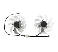 LFGOZSD Laptop parts For POWERCOLOR for Radeon RX6600 6600XT 6650XT for Hellhound Graphics Card Fan FD10015H12D(A pair of fans)
