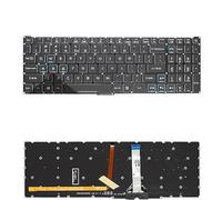 LFGOZSD PT-BR Brazil Spanish Backlit Keyboard for Acer for Predator for Helios PH315-55 PH317-56 for Nitro 5 (2022) AN515-58 57 46 AN517-52 53(US Blue RGB Backligh)