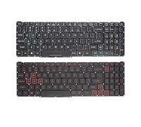 LFGOZSD PT-BR Brazil Spanish Backlit Keyboard for Acer for Predator for Helios PH315-55 PH317-56 for Nitro 5 (2022) AN515-58 57 46 AN517-52 53(SP Blue RGB Backligh)