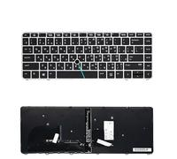 LFGOZSD US Russian Laptop Keyboard For HP for EliteBook 840 G3 G4 848 745 HSTNN-I33C-4 836308-001 With Backlight(RU Original Backlit)