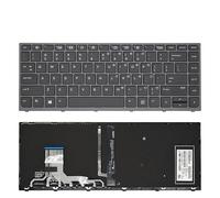 LFGOZSD US Russian Laptop Keyboard For HP for ZBook for Studio G3 G4 for HSTNN-C88C HSN-C02C NSK-CY1BC 841681-001 PK131C42A00 Backlightght(US Original backlit)