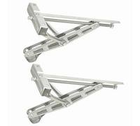 Lfhelper 2 Pcs Trailer Stabilizer, Adjustable Height 105-520 mm, Trailer Stabilizer Jacks Support up to 3527 lbs (1600kg) Capacity, Stabilizer Jacks for Travel Trailer, RVs, Campervans