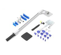 Lfhelper 6 Dent Puller Kit 625mm Levelling Rod Single Leg Dent Puller 200mm Dent Pull Bar Metal Dent Repair Kit Dents Paintless Claw Hook with Dent Ding Hammer Blue Tabs Dent Repair