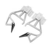 Lfhelper Aluminum Ladder Lock Kit, Adjustable Extension Ladder Locks with Secure Lock Jaw Grip, Plum Blossom Disc Buckle Ladder Lock, Telescopic Ladder Fixtures for Stability and Safety