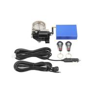 Lfhelper Exhaust Control Valve Kit, 60mm / 2.38 in Stainless Steel Car Engine Exhaust Valve with Remote Control, Heat-Resistant Design, Universal Fit for Most Exhaust Systems