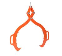 Lfhelper Forestry Pliers for Tree Trunks, Back Pliers, 600 kg Tensile Force, Loading Pliers, Wood Gripper for Loading, Towing Pliers, Lifting Pliers, Wooden Tongs & 2 Clamping Mandrels, for Grasping &