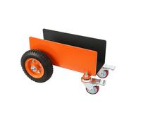 Lfhelper Panel Dolly Heavy Duty Hand Truck with Inflatable Wheels 661 lbs Load Capacity for Glass Wood Metal Board Transport in Workshop Warehouse and Construction Site