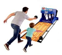 LFHWHKJ Automatic Reset Electronic Bowling Console, Indoor Bowling Game with LED Digital Scoreboard, Realistic Sound Effects & Dynamic Lighting for Family Entertainment, Birthday Gifts(2m)