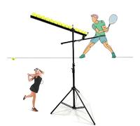 LFHWHKJ Continuous Tennis Ball Dropper, Tennis Ball Launcher for Solo Practice, Multi-Ball Capacity Tennis Feeder, Manual Tennis Ball Drop Feeder for Solo Swing Practice