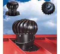 LFHWHKJ Stainless Steel Wind Rotating Turbine Cap Vent,Turbine Ventilator Vents,Rain Proof Unpowered Exhaust Fan,Thickened Attic Air Vent Ventilation Fan for Chimneys, Factory, Farm, Whirlybird(100mm/