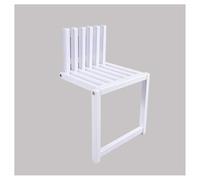 LFIEVO Solid Wood Folding Chairs With Legs 35/42cm Height Wall Mounted Wall Chair Load 150kg Home Entrance Doorway Shoe Chair 90° Silently Foldable Thickness 4cm