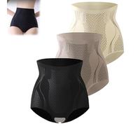 lfjfaecx Grishay Curve Shaper, Ice Silk Ion Fiber Shaping Shorts, High Waisted Body Shaper Shorts Shapewear For Women (Mix,4XL)
