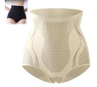 lfjfaecx Grishay Curve Shaper, Ice Silk Ion Fiber Shaping Shorts, High Waisted Body Shaper Shorts Shapewear For Women (Skin,3XL)