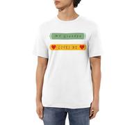 LFKVYZLC Men's My Grandpa Loves Me T-Shirt Unique Graphic Design, Fashion Shirts White