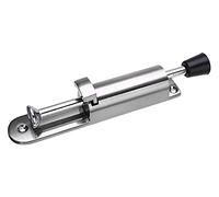 LFM Door Stops Stainless Steel Telescopic Door Stopper Silver Spring Loaded Step-On Household Door Stops For Furniture Hardware (Color : Silver) Stops (Color : Silver)