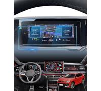 LFOTPP 10.25 Inch Digital Cockpit Screen Protector Compatible with V-W Tiguan III MK3 2024 2025 2026, Tempered Glass 9H Scratch-Resistant Anti-Fingerprint Screen Protector Tiguan 3 Accessories