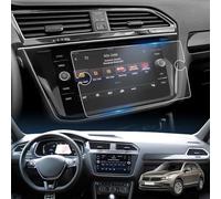 LFOTPP 8 Inch Navigation Anti-Glare Matte Screen Protector Compatible with Tiguan II MK2 GTE Allspace, Tempered Glass 9H Scratch-Resistant GPS Navigation Anti-Fingerprint Tiguαn 2 Accessories
