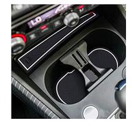 LFOTPP Audi Q2 Rubber Non-Slip Mats for Cup Holder Centre Console Armrest Door Slot Car Accessories 11 Pieces (White)