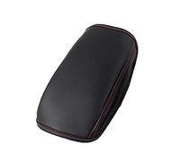 LFOTPP Car Armrest Box Cover for Seat Leon Cupra 5F FR, Center Console Arm Rest Protection Case PU Leather Interior Accessories Red