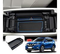 LFOTPP Compatible with Nissan X-Trail T33 2022 2023 Centre Console Storage Box, X-Trail T33 Accessory Armrest Organiser Tray Glove Box Storage Box (Blue)