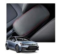 LFOTPP Compatible with Toyota Corolla E210 2019-2023 Armrest Cover Anti-Scratch Protection Centre Console PU Leather Armrest Box Cover Car Interior Accessories (Black1)