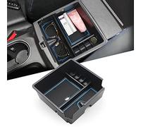 LFOTPP For Ranger Wildtrak Centre Armrest Storage Box Original Accessories, Armrest Organiser Centre Armrest Glove Box Tray, Centre Console Armrest Storage Box Inside (Blue)