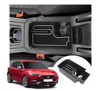 LFOTPP Formentor Armrest Central Storage Box, Car Accessory Interior Drawer Console Organizers (White)