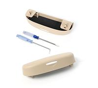 LFOTPP Glasses Cases for T-Roc, Car Sun Glasses Holder, Car Interior Sunglasses Storage Box Organizer Auto Accessories (Beige)