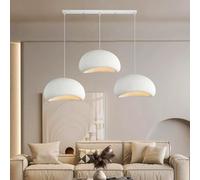 Lfoute Modern Wabi-Sabi Pendant Light Creative Hanging Light White Nordic Style E27 Resin Ceiling Pendant Lamp For Bedroom Living Room Dining Room Restaurant Kitchen Homestay Chandelier 30cm, 3 lights