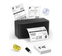 LFPERT DB402 Thermal Label Printer 4x6, USB Shipping Label Printer for Amazon, eBay, Shopify, Royal Mail, DPD, EVRI - Thermal Printer Compatible with Windows Mac Linux Chromebook