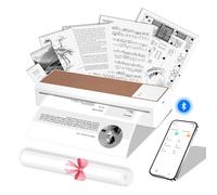LFPERT P83 Portable Printer Wireless,A4 Thermal Printer,Inkless Printer Compatible with iOS & Android,Portable Printer A4 for Travel,Home,Office,School