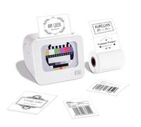 LFPERT Portable Thermal Printer BQ1 - Wireless Pocket Picture Printer for iPhone & Android, Mini Bluetooth Sticker Printer for School Notes, Journal, DIY, Kids Gifts