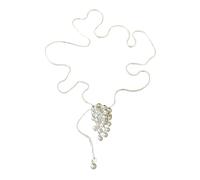 LfrXtra Home,Adjustable Grape Cluster Crystal Pendant Necklace for Lady Elegant Neckchain Layering Jewelry Clothing Accessory