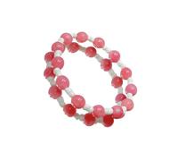 LfrXtra Home,Trendy Dopamine Star Necklace/Bracelet with Rainbow Beads Feature for Women Fashionable Layering Chain Jewelry