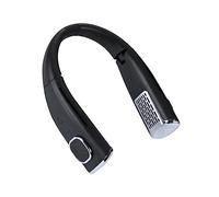 LfrXtra Portable Bladeless Neck Fan Turbos Mute Motor Cooler 3-Speed Control Type-C Charging For Reading Working