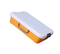 LfrXtra Storage Boxes,Stackable Sand Tray Set With Lid Stickers Portable Sensory Bin For Kids Art Storage Blue Green