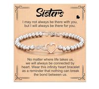 LfrXtra Women's Infinities Heart Charm Featuring Sparkling Crystals Accent Portable For Fashionable Occasions