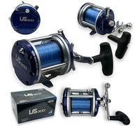 LFS 300 Multiplier Sea Fishing Reel 20lb Blue line 1bb SALTWATER TROLLING NEW