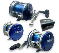 LFS 500 Multiplier Sea Fishing Reel, 20lb Blue Line, 1bb, Saltwater Trolling, New