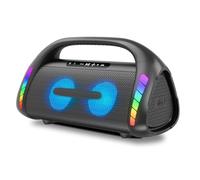 LFS Bluetooth Speaker,100W Loud Speakers Bluetooth Wireless with Deep Bass, LED Lights, IPX6 Waterproof, 30H Playtime, Portable Outdoor Speaker Boombox for Camping,Beach, Party