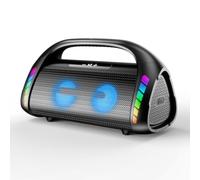 LFS Bluetooth Speaker,100W RMS Loud Speakers Bluetooth Wireless with Deep Bass, LED Lights, IPX6 Waterproof, 30H Playtime, Portable Outdoor Speaker Boombox for Camping,Beach, Party