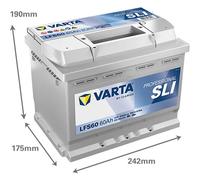 LFS60 VARTA PROFESSIONAL DC LEISURE BATTERY 60AH (930 060 054)