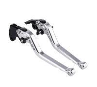 LFSKIUDS Adjustable Motorcycle Brake Clutch Levers for Triumph Thruxton 2004-2015 Thruxton Steve McQueen SE 2012 Bonneville/SE/T100/Black 2006-2015 CNC(Silver)