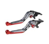 LFSKIUDS Folding Brake Clutch Levers for Yamaha TT600 1984 1985 1986 1987 1988 1989 Handlebar Lever Accessories(Red)