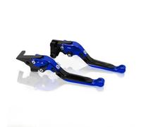 LFSKIUDS Motorcycle Accessories for Tiger 800 XC Tiger800 XCX XCa XR XRx XRt 2020-2023 CNC Adjustable Folding Extendable Brake Clutch Levers(Blue)